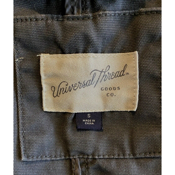 Universal Thread Womens Jacket Size Small Blue Canvas Utility Military Jacket - Picture 9 of 15